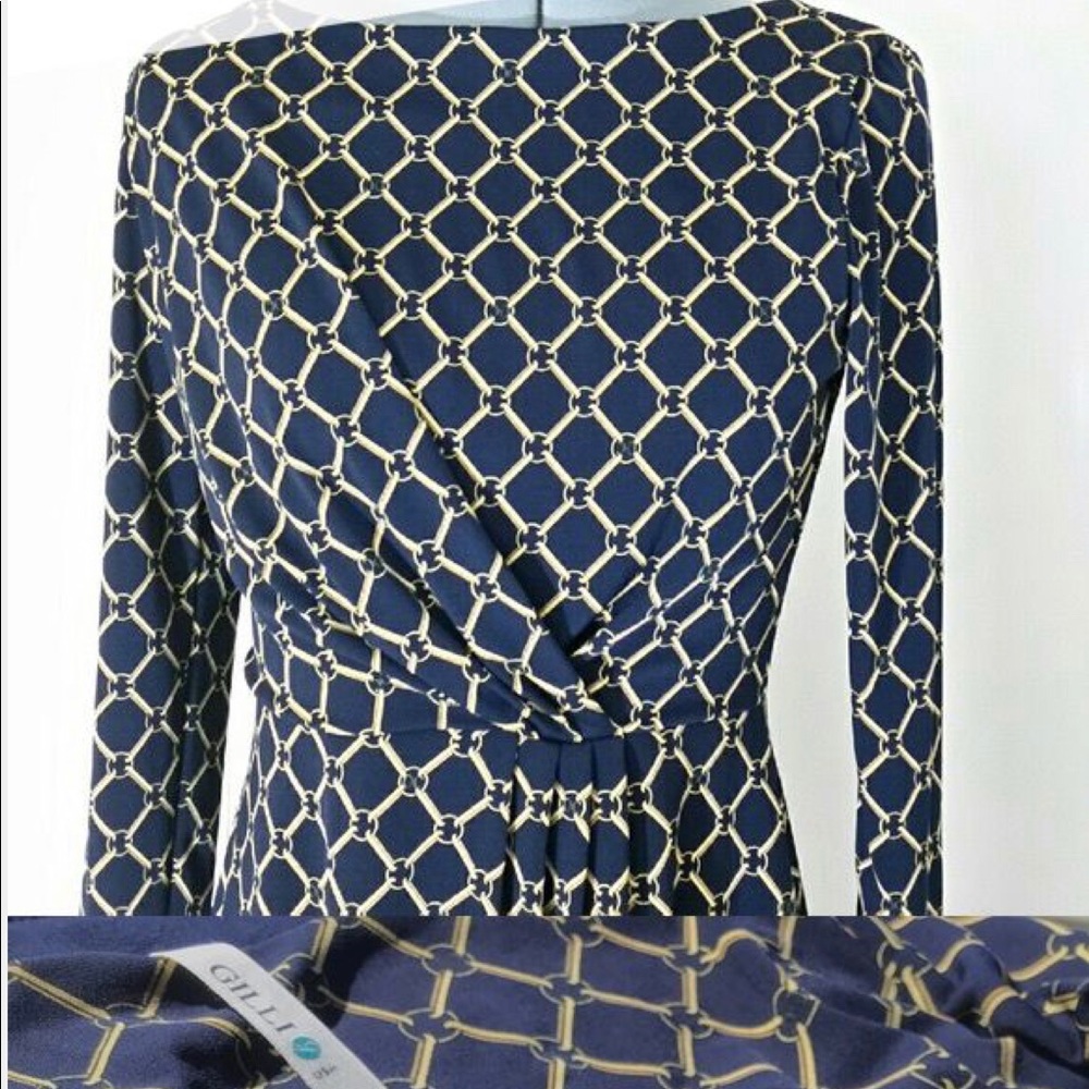 Gilli faux wrap dress